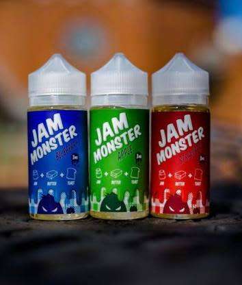 JAM MONSTER E LIQUID VAPE JUICE 100ML 3MG