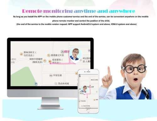 Smart Children Kid Safe GPS Tracker Watch Wrist watch SOS Anti-Lost for Children