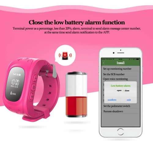 Smart Children Kid Safe GPS Tracker Watch Wrist watch SOS Anti-Lost for Children