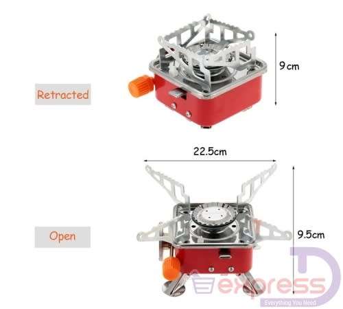 Outdoor Picnic Gas Burner Portable Card Type Camping Stove