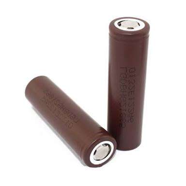 18650 2500mAh Lithium Ion E Cigarette Vaping Battery (Pack of 2)