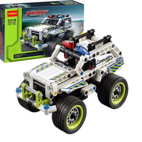 POLICE INTERCEPTOR 3418 (185 PCS TOY)