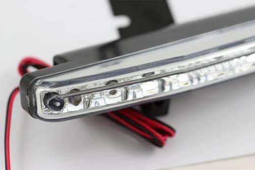 8 LED DRL Daylight Head Lamp Super White 12V DC Car Daytime Running Light 2PCS