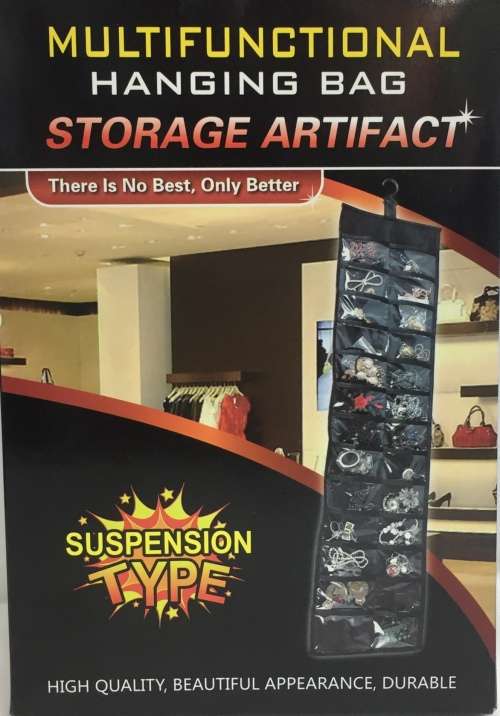 MULTI FUNCTIONAL HANGING BAG STORAGE ARTIFACT