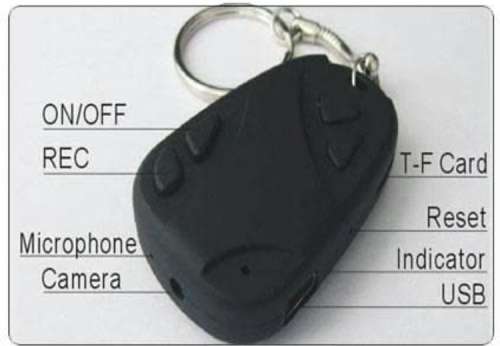 Mini Car Key Chain DV Spy Camera Hidden DVR Cam Video Recorder Camcorder HD