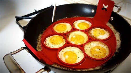 Non Stick Pancake Pan Flip Perfect Breakfast Maker Egg Omelette Flipjack Tools