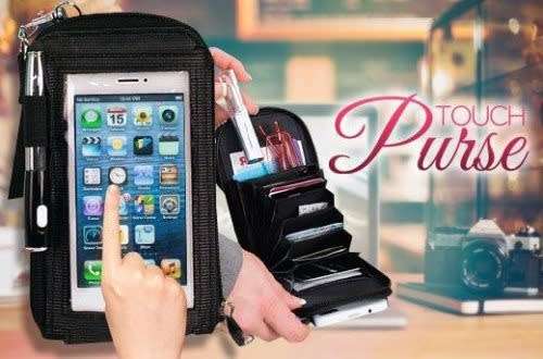 Mobile Phone Bag* Make Calls Use Your Phone from Inside The Purse* Works with Any Smartphone*
