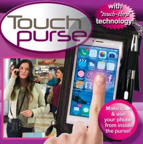 Mobile Phone Bag* Make Calls Use Your Phone from Inside The Purse* Works with Any Smartphone*