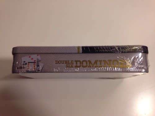 Double Six Dominoes 28 Color Dot Pieces Embossed