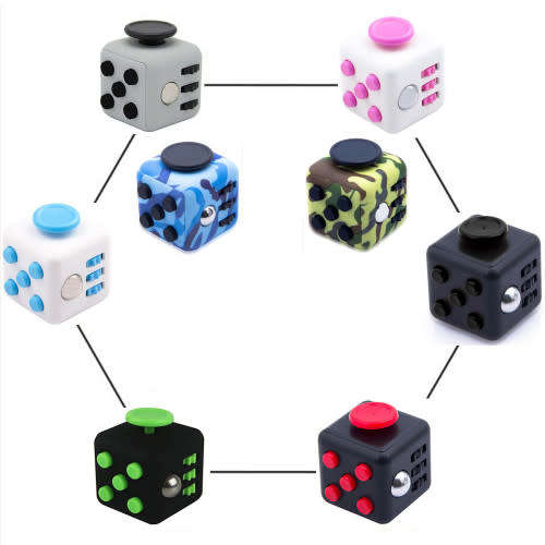 Special--Magic Fidget Cube Anxiety Stress Relief Focus 6-side Gift For Adults&Child New