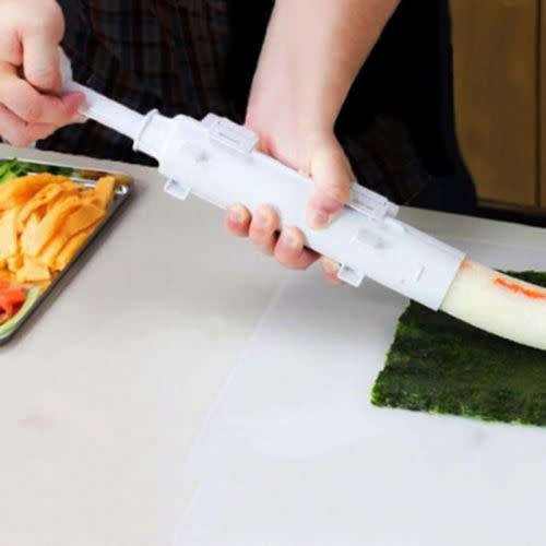 Perfect Sushi Roll Maker Kit Sushezi Rice Roller Mold Mould Chef Kitchen DIY Set