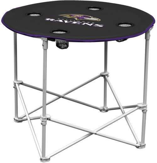 Portable Outdoor Folding Round Tailgate Party Picnic Table