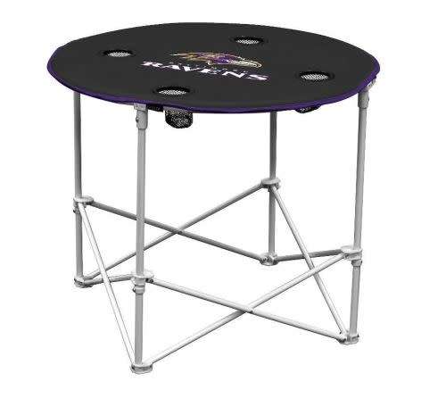 Portable Outdoor Folding Round Tailgate Party Picnic Table