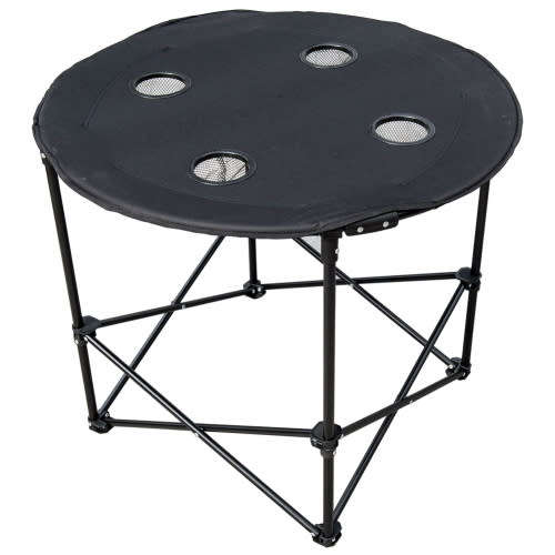 Portable Outdoor Folding Round Tailgate Party Picnic Table