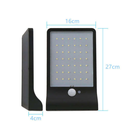 20W 42 LED Solar Power Outdoor Motion Sensor Garden Security Wall Lamp Light