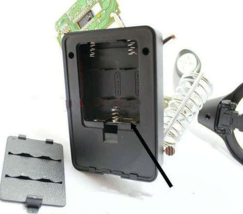 Helping Hand LED Illumination Auxiliary Clip Magnifier with Soldering Stand