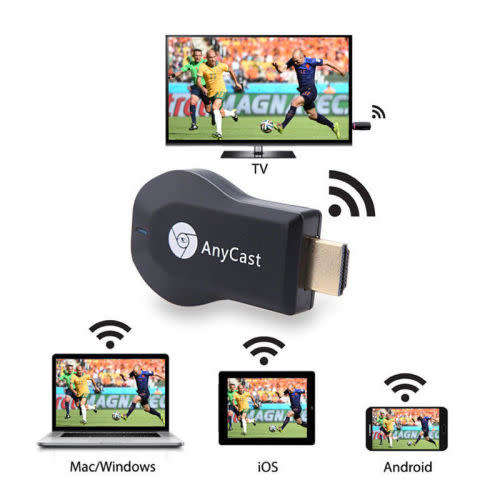 AnyCast M4 Plus WiFi Display Dongle Receiver Airplay Miracast HDMI TV DLNA 1080P