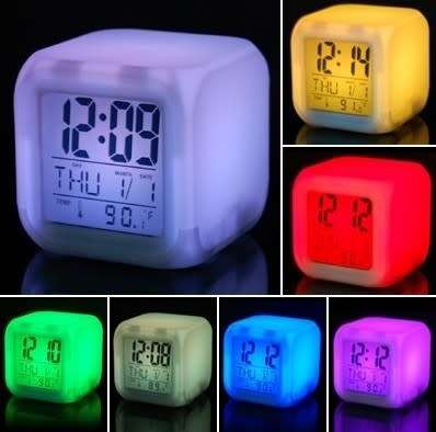 Colour Changing LED Alarm Clock