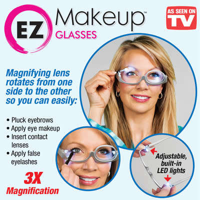 EZ Makeup Glasses w/ Magnifying Lens
