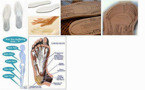 1 pair Unisex All Size Anti-Arthritis Memory Foam Shoe Insoles
