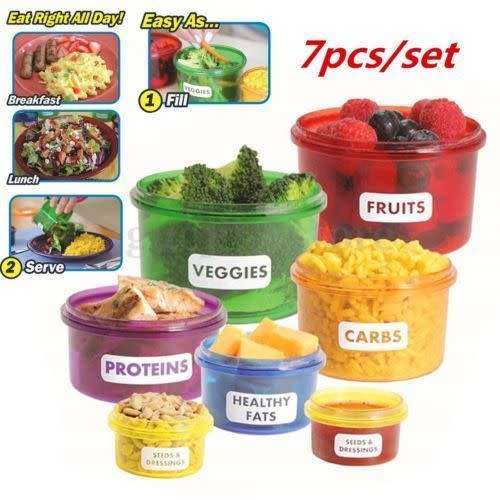 Perfect Portions Food Storage Containers Easy Way To Lose Weight As Seen On Tv