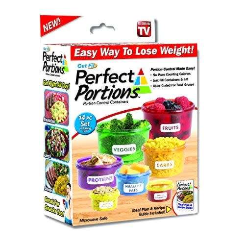 Perfect Portions Food Storage Containers Easy Way To Lose Weight As Seen On Tv