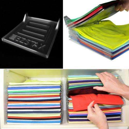 10 PACK T-Shirts Divider Shelf Organizer System Closet Drawer