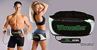 VIBROACTION Electric Vibrating Slimming Belt Vibroaction Massager Slim Belt Burning Fat Massage