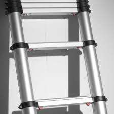 3.8M 13 Steps Aluminum Alloy Portable Extension Telescopic Ladder Single Straight Ladder (KKIKE)