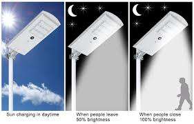 All In One Integrated Solar Street Light Ip65 20W Led Chip Solar Power Street Light