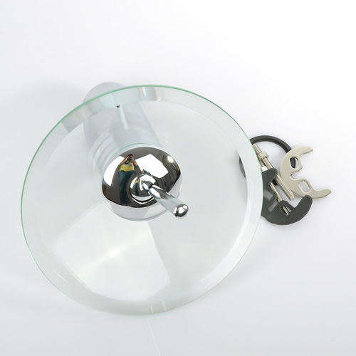 Modern Style Kitchen Bathroom Vessel Basin Sink Glass Waterfall Mixer Tap Faucet (KKBHK)
