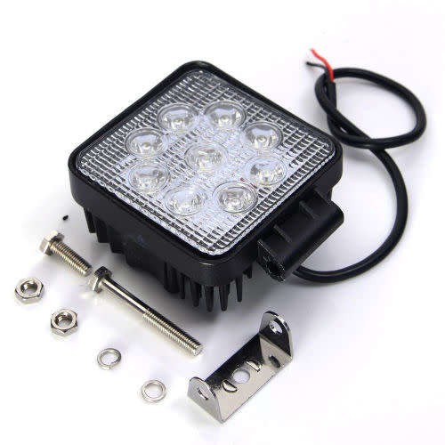27W 12V 24V flood Lamp Driving LED Work Light Offroad Camping SUV UTE Boat