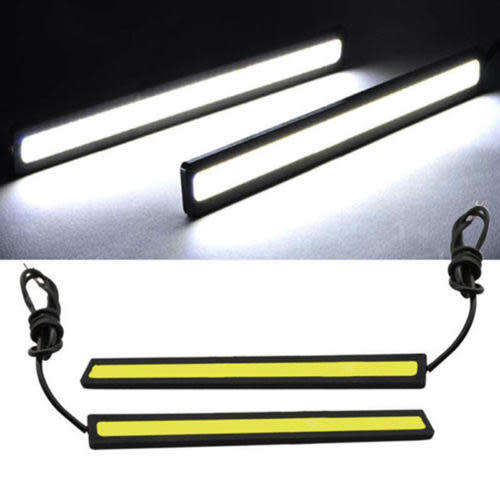 Waterproof 2x Super Bright COB Car LED Lights 12V For DRL Fog Driving Lamp