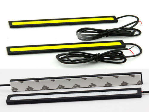 Waterproof 2x Super Bright COB Car LED Lights 12V For DRL Fog Driving Lamp