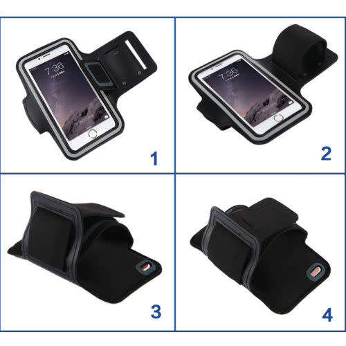 Sport Running Arm Band Phone Holder Jogging Gym Cycling for iPhone 7 6S 6 Plus (KKBE)