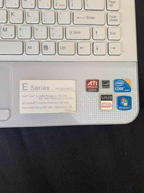 SONY VAIO - READ FIRST