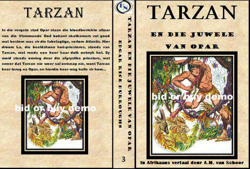 Tarzan en die juwele van Opar  APB  skutblad