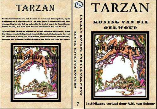 Tarzan koning van die oerwoud APB skutblad