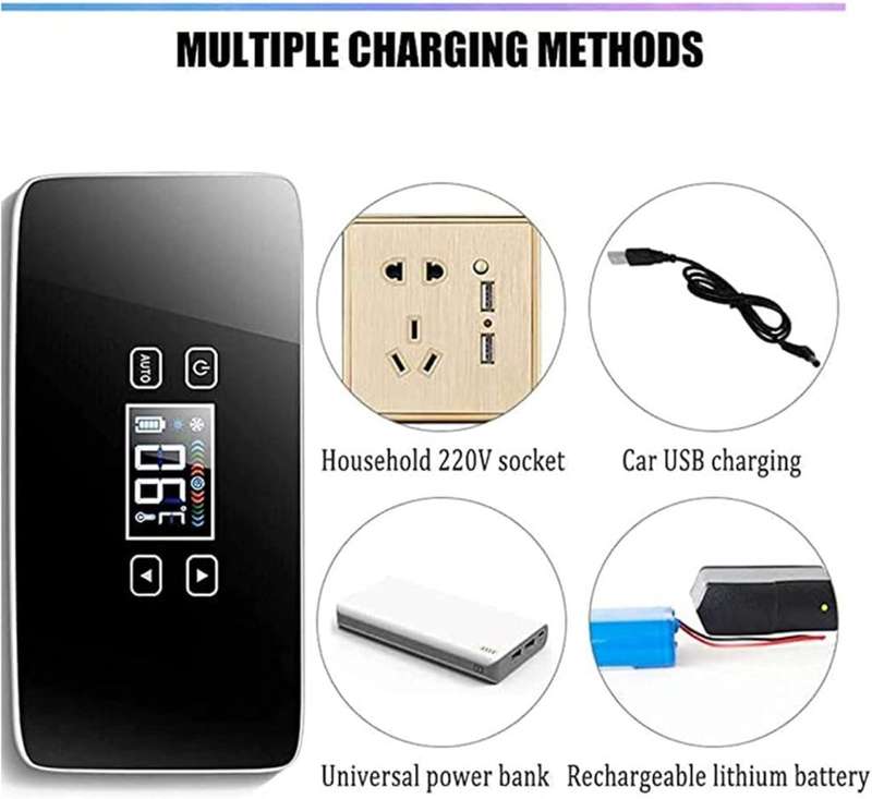 Portable Electronic Medicine Cooler (eg insulin). Plug or USB powered, with lithium battery backup