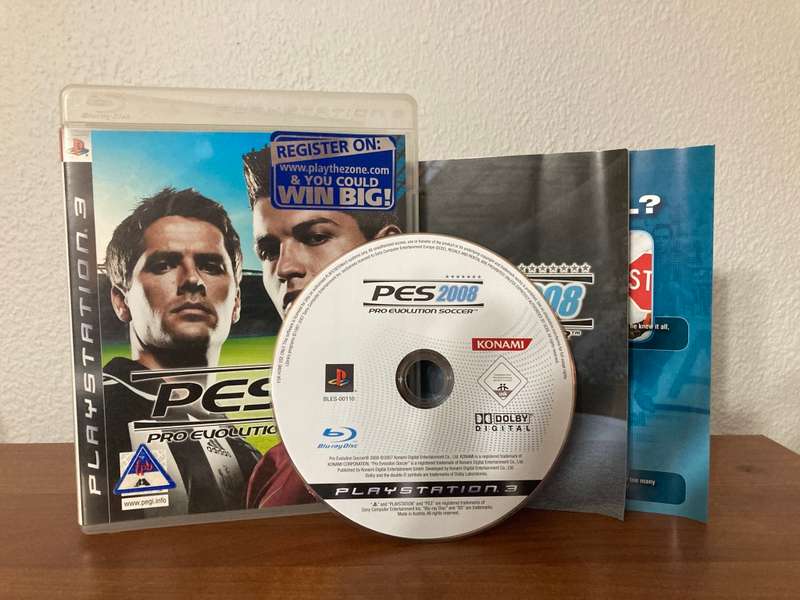 Pro Evolution Soccer 2008 (PES 2008) - PlayStation 3 (PS3) - Black Label - PAL - CIB