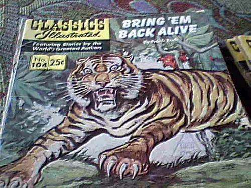 CLASSICS ILLUSTRATED- BRING 'EM BACK ALIVE- FRANCK BUCK