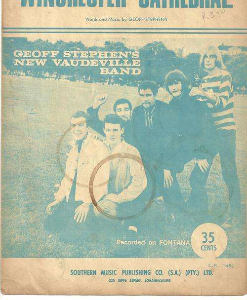 winchester cathedral- geoff stephen's new vaudeville band ( sheet music)