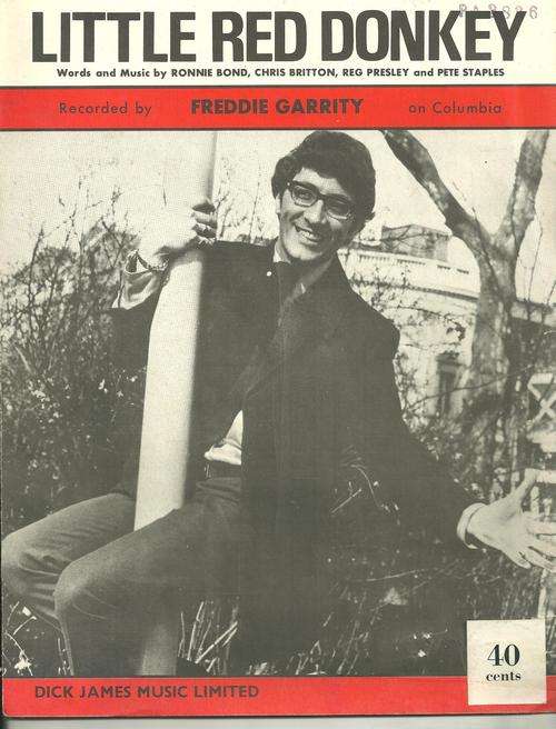 LITTLE RED DONKEY- FREDDIE GARRITY (SHEET MUSIC)