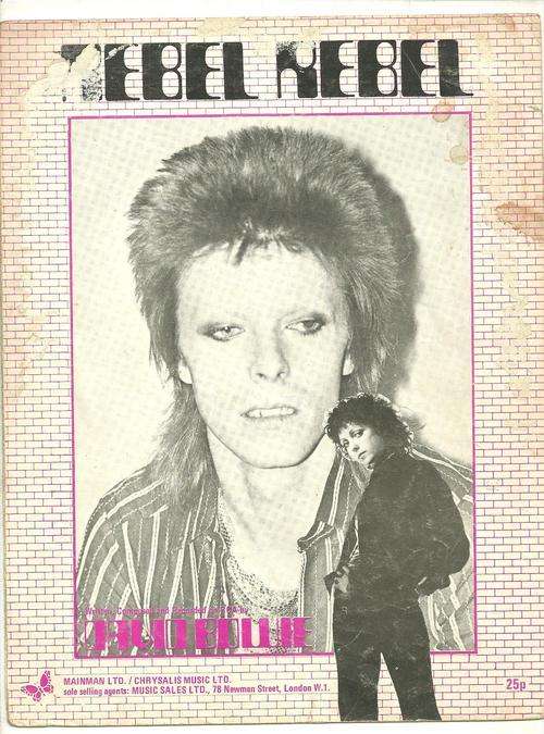 REBEL REBEL- DAVID BOWIE ( SHEET MUSIC)