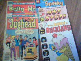 ARCHIE AND CASPER AND BABY HUEY (5 COMICS)