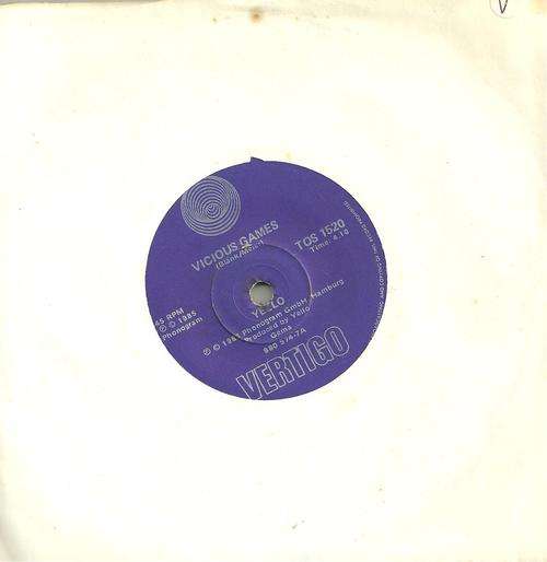 VICIOUS GAMES- YELLO (SEVEN SINGLE)