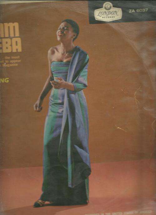 MIRIAM MAKEBA WITH THE BELAFONTE FOLK SINGERS ( LP VINYL)