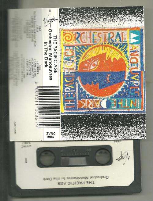THE PACIFIC AGE- OMD -ORCHESTRAL MANOUEVERS IN THE DARK ( TAPE CASSETTE)