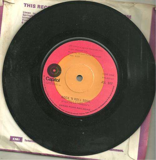 ROCK `N ROLL SOUL- GRAND FUNK RAILROAD ( SEVEN SINGLE)