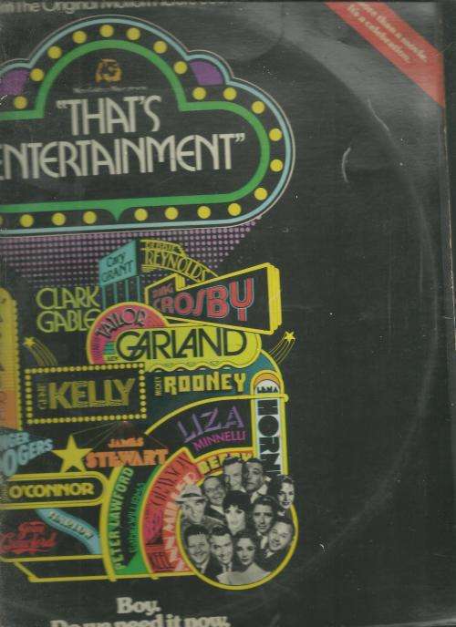 THAT`S ENTERTAINMENT- MUSIC FROM THE ORIGINAL MOTION PICTURE SOUNDTRACK (LP)